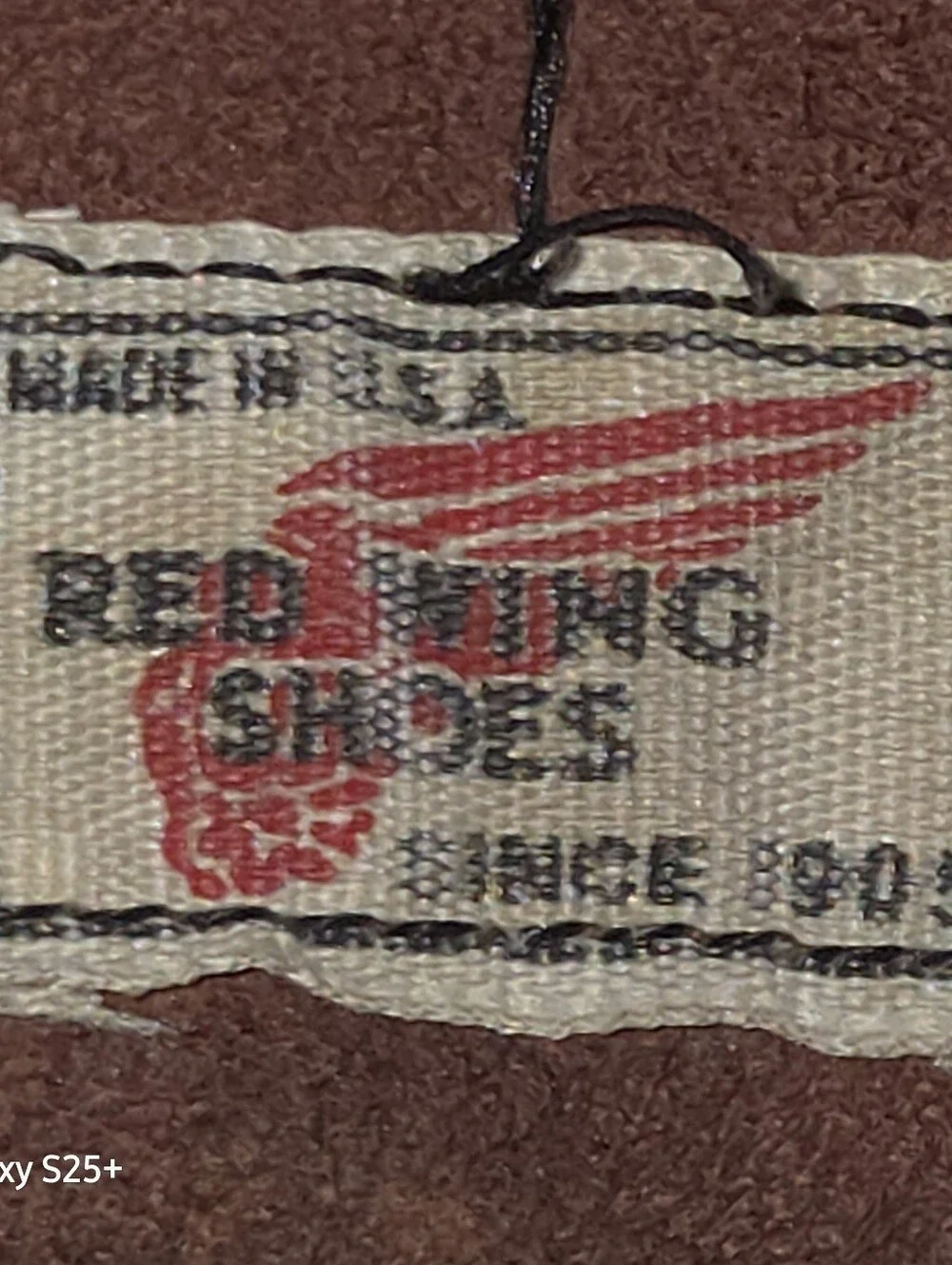 Vintage Red Wing 404 SuperSole Moc Toe Work Boots Brown Leather USA Men's 10.5